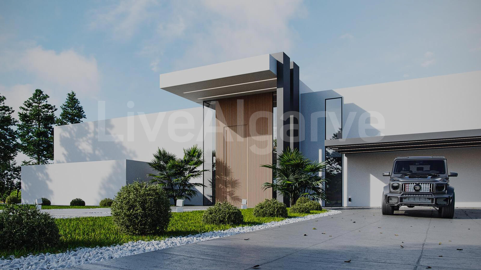 front drive off market luxury property in Lagos, Portugal