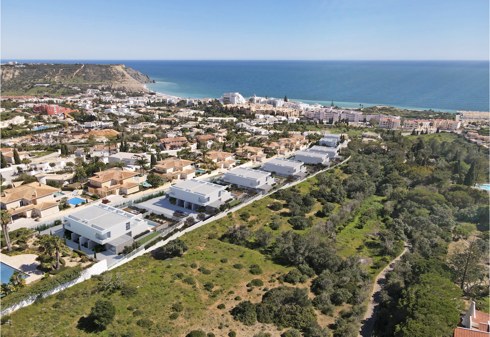 LUXURY | NEW ULTRA-MODERN SEMI-DETACHED T3 VILLAS IN MONTE LEMOS, PRAIA DA LUZ FOR SALE - LAGOS