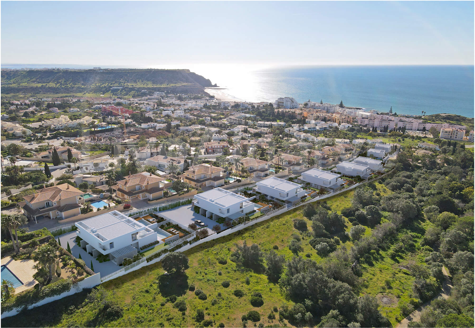 LUXURY | NEW ULTRA-MODERN SEMI-DETACHED T3 VILLAS IN MONTE LEMOS, PRAIA DA LUZ FOR SALE - LAGOS