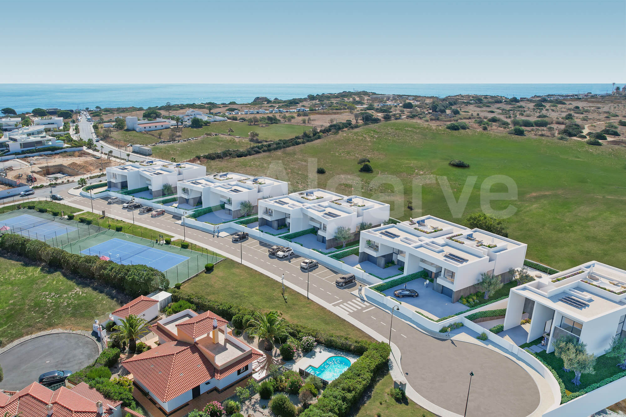 FIRST LINE | New Luxury Semi-Detached T4 Sea View Villas in Ponta de Piedade - Lagos