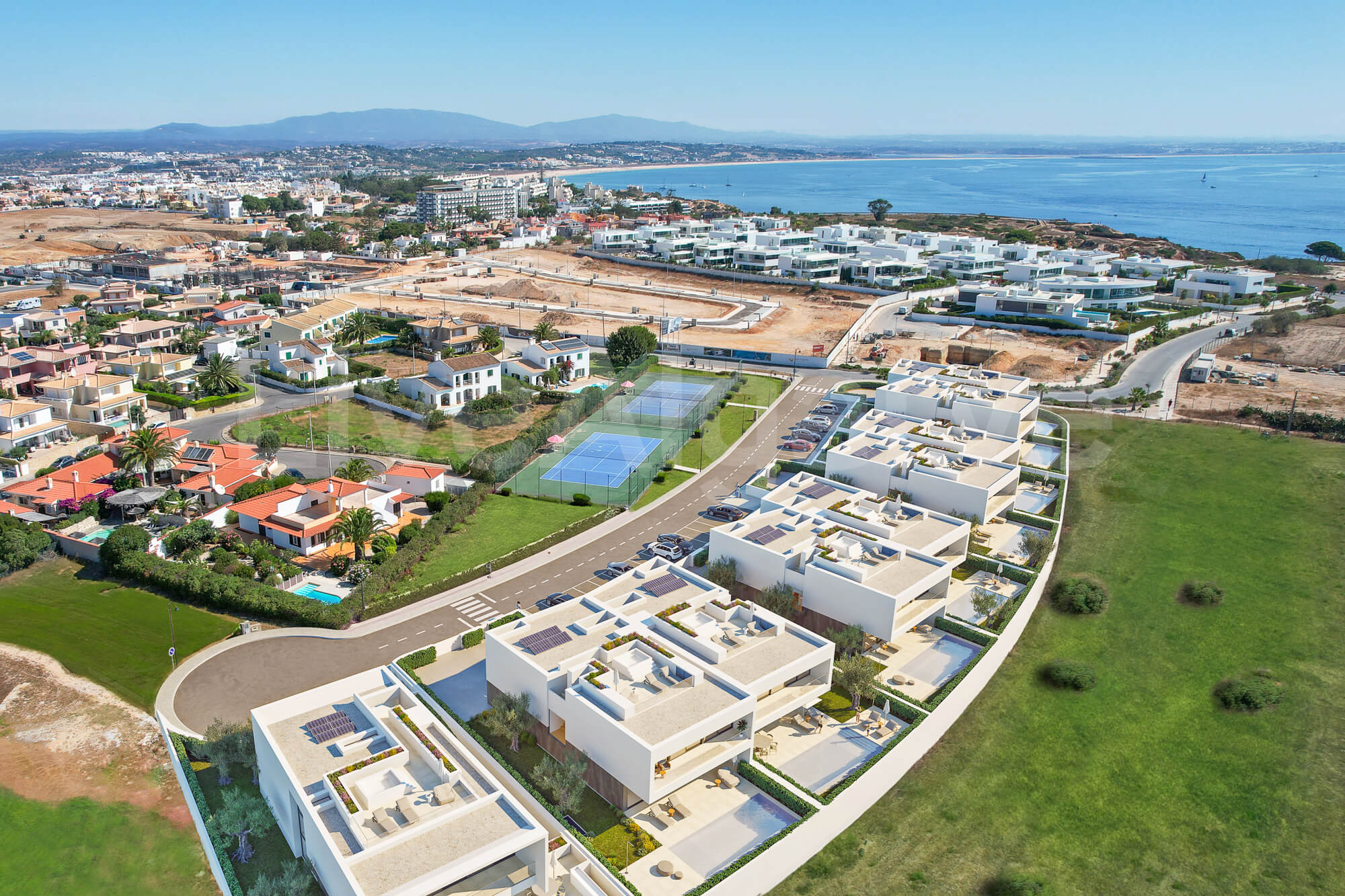 FIRST LINE | New Luxury Semi-Detached T4 Sea View Villas in Ponta de Piedade - Lagos