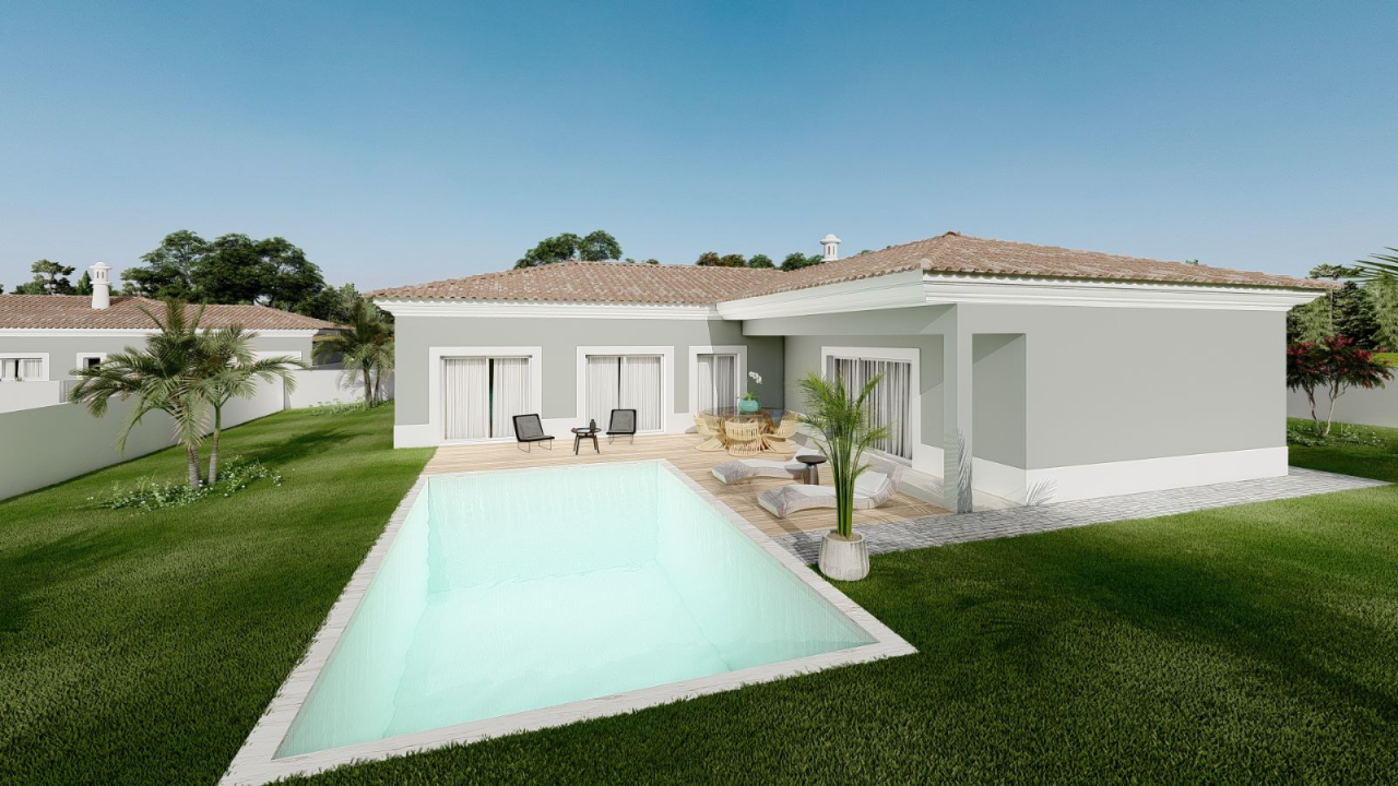 NEW DEVELOPMENT | Construction Plots & Project for Modern T3 Villas at Tunes for Sale - Silves