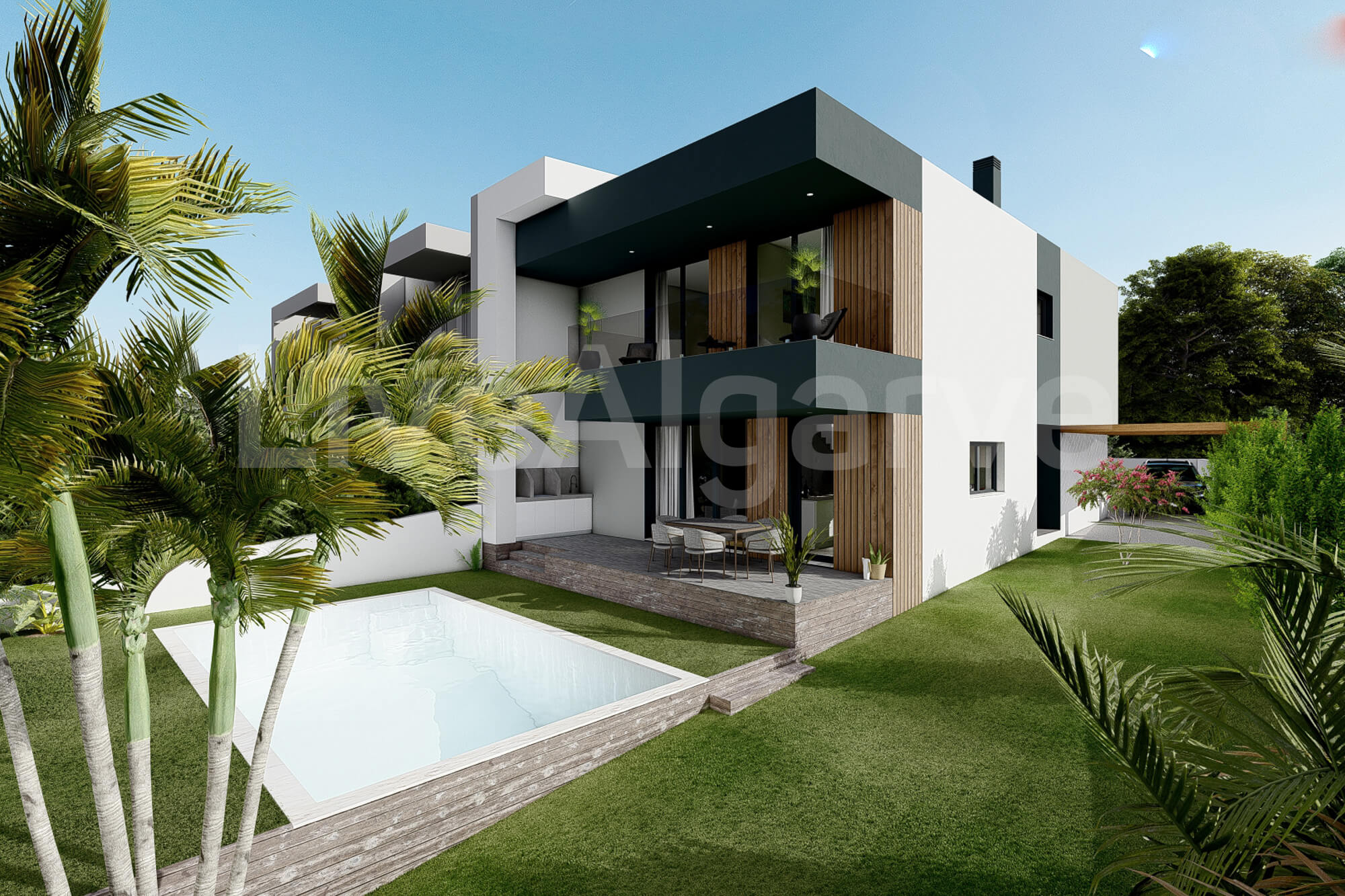 NEW BUILT | Sleek T3+1 Semi-detached Villa at Sesmarias for Sale - Portimão