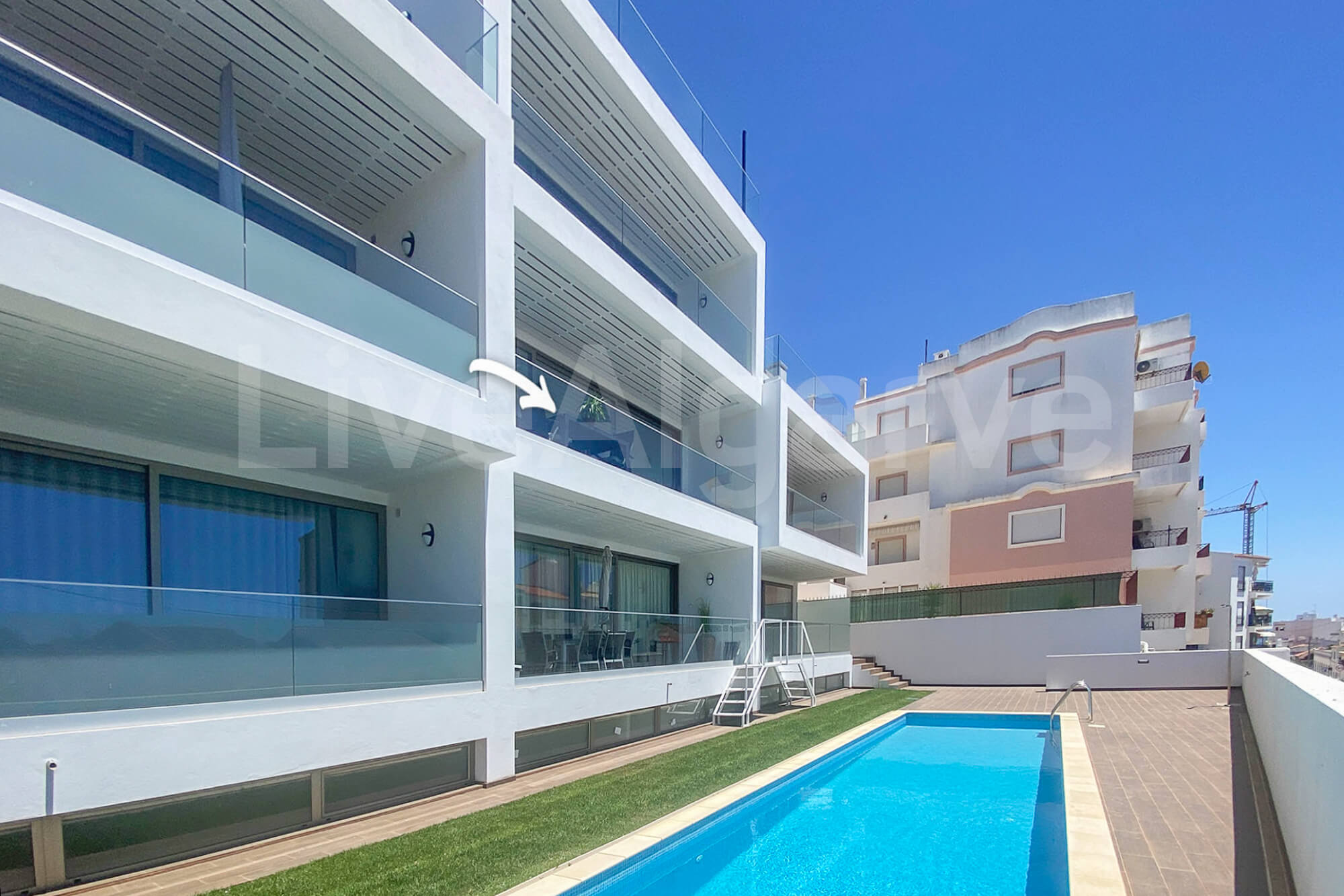  SEA VIEW | Modern T2 Apartment at the Heart of Praia da Luz for Sale - Lagos