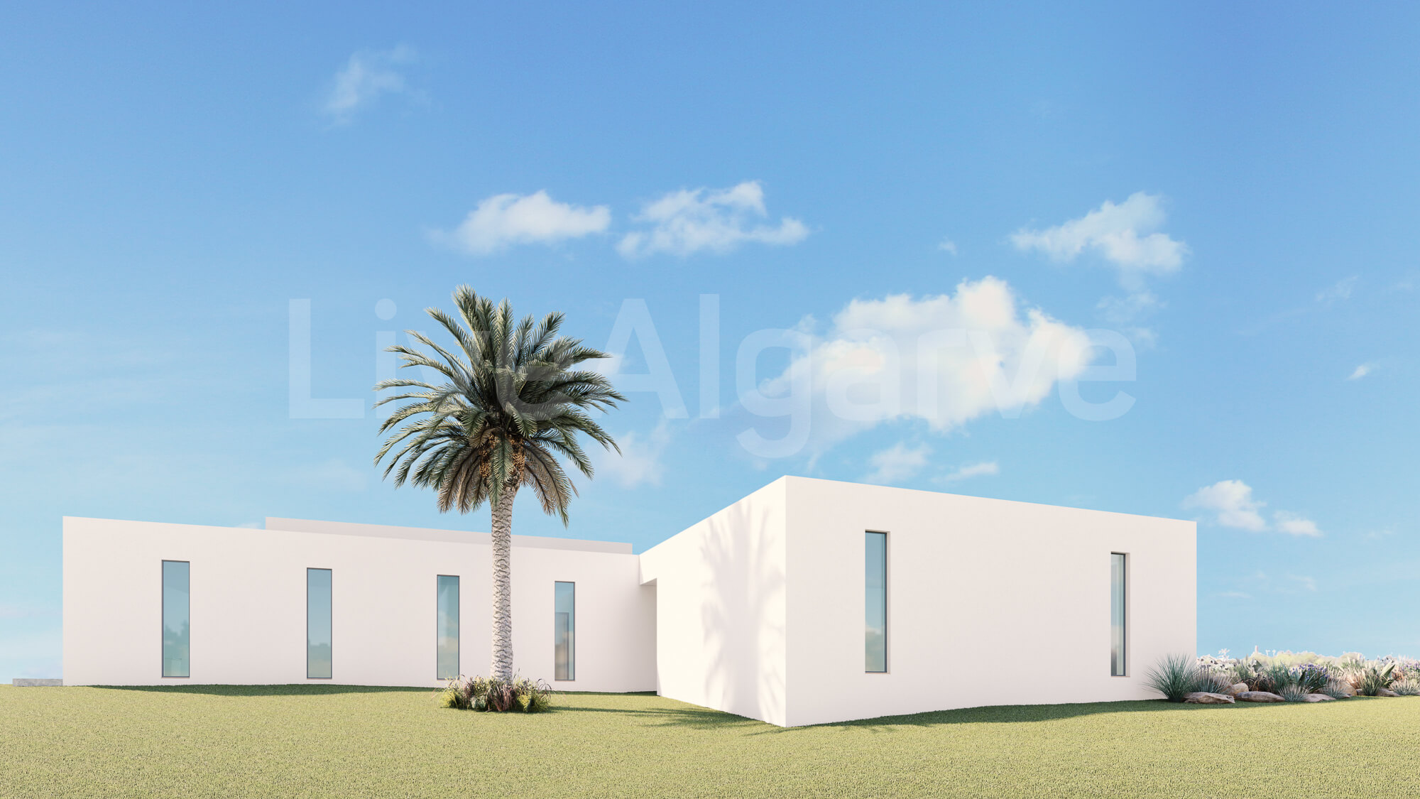 NOVA CONSTRUÇÃO | Projeto de Moradia T3 de Luxo Ultramoderno para Grande Lote em Vale da Lama à Venda – Lagos