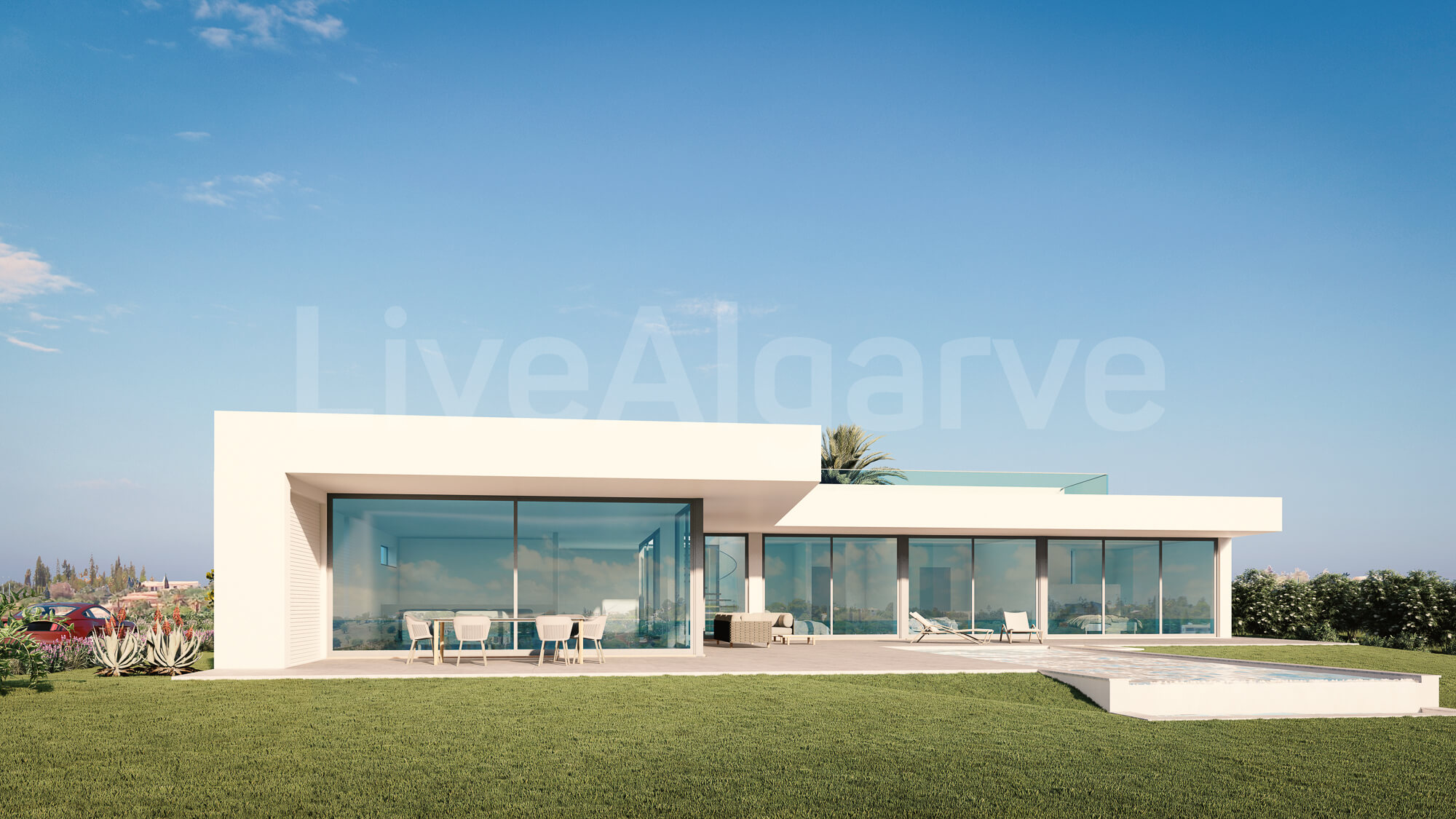 NEUBAU | Ultramodernes Deluxe T3-Villenprojekt für großes Grundstück in Vale da Lama zum Verkauf – Lagos